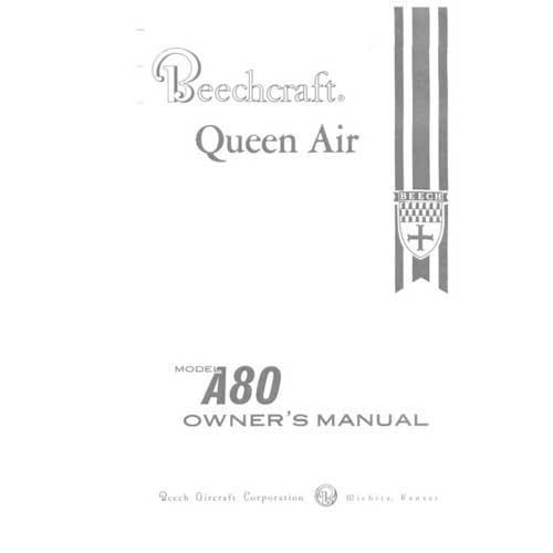 Beech 65-80 Queen Air Owner's Manual (part# 65-001027-5) - PilotMall.com