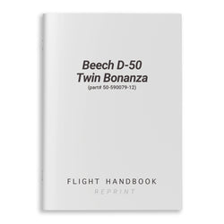 Beech D-50 Twin Bonanza Flight Handbook (part# 50-590079-12) - PilotMall.com