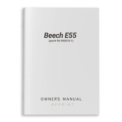 Beech E55 Owner's Manual (part# 96-590010-1) - PilotMall.com
