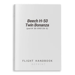 Beech H-50 Twin Bonanza Flight Handbook (part# 50-590126-3) - PilotMall.com