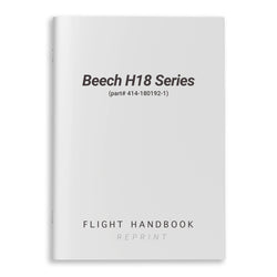 Beech H18 Series Flight Handbook (part# 414-180192-1) - PilotMall.com