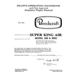 Beech King Air 200 Series POH & Flight Manual (101-590010-127)