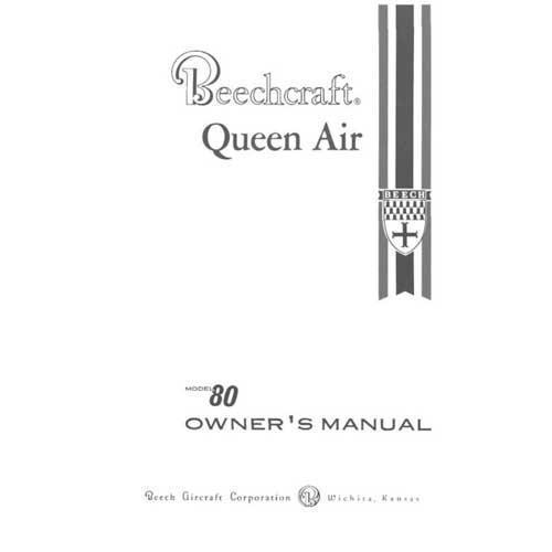 Beech Queen Air 80 Owner's Manual (part# 65-001027-5) - PilotMall.com