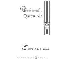 Beech Queen Air 80 Owner's Manual (part# 65-001027-5) - PilotMall.com