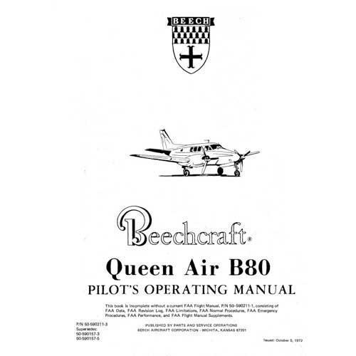 Beech Queen Air B-80 Series POH (50-590211-3)