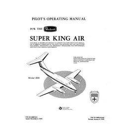 Beech Super King Air 200, 200C POH (101-590010-127)