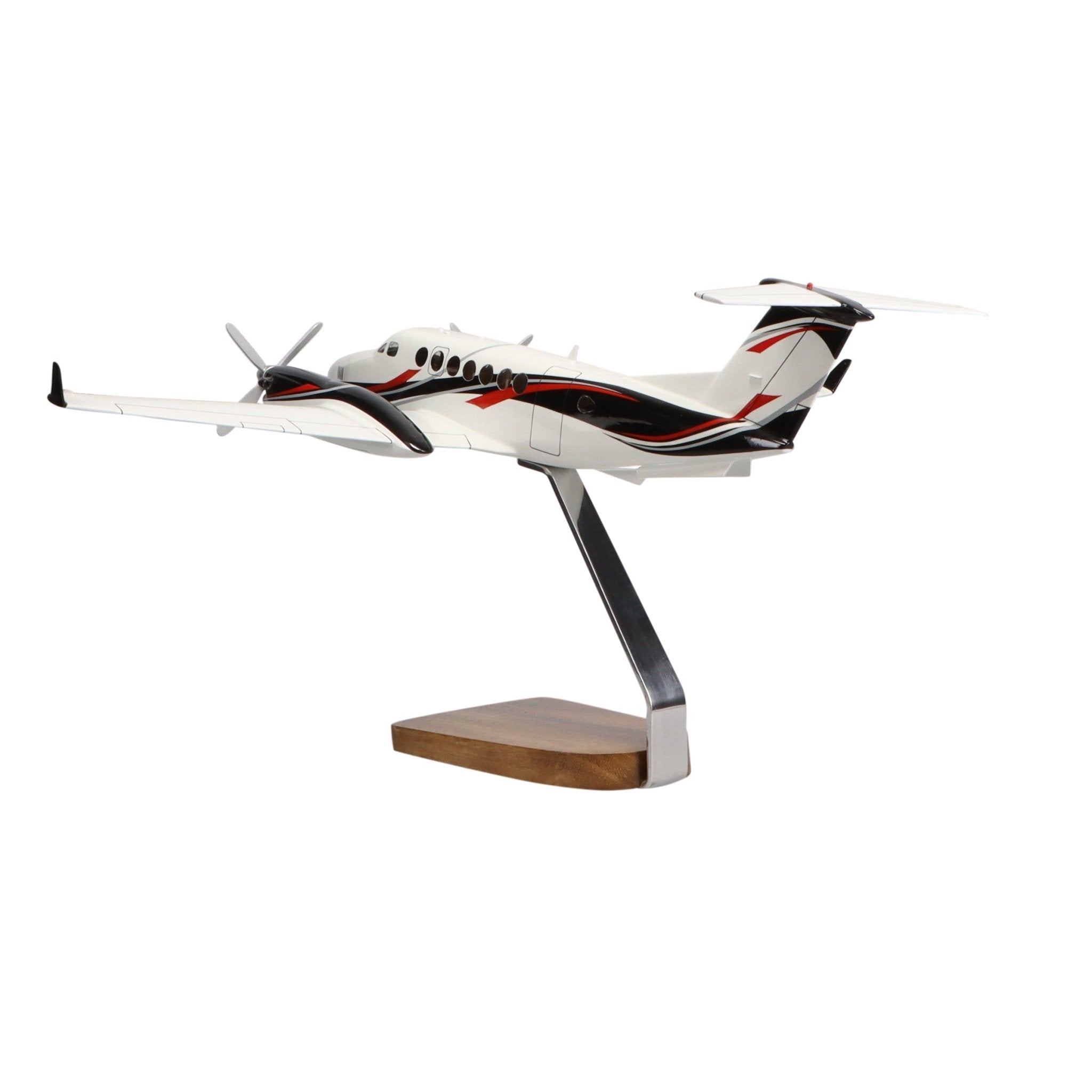 Beechcraft® King Air 360ER Clear Canopy Limited Edition Large Mahogany Model - PilotMall.com