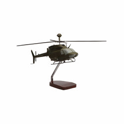Bell® OH-58 Kiowa Warrior Large Mahogany Model