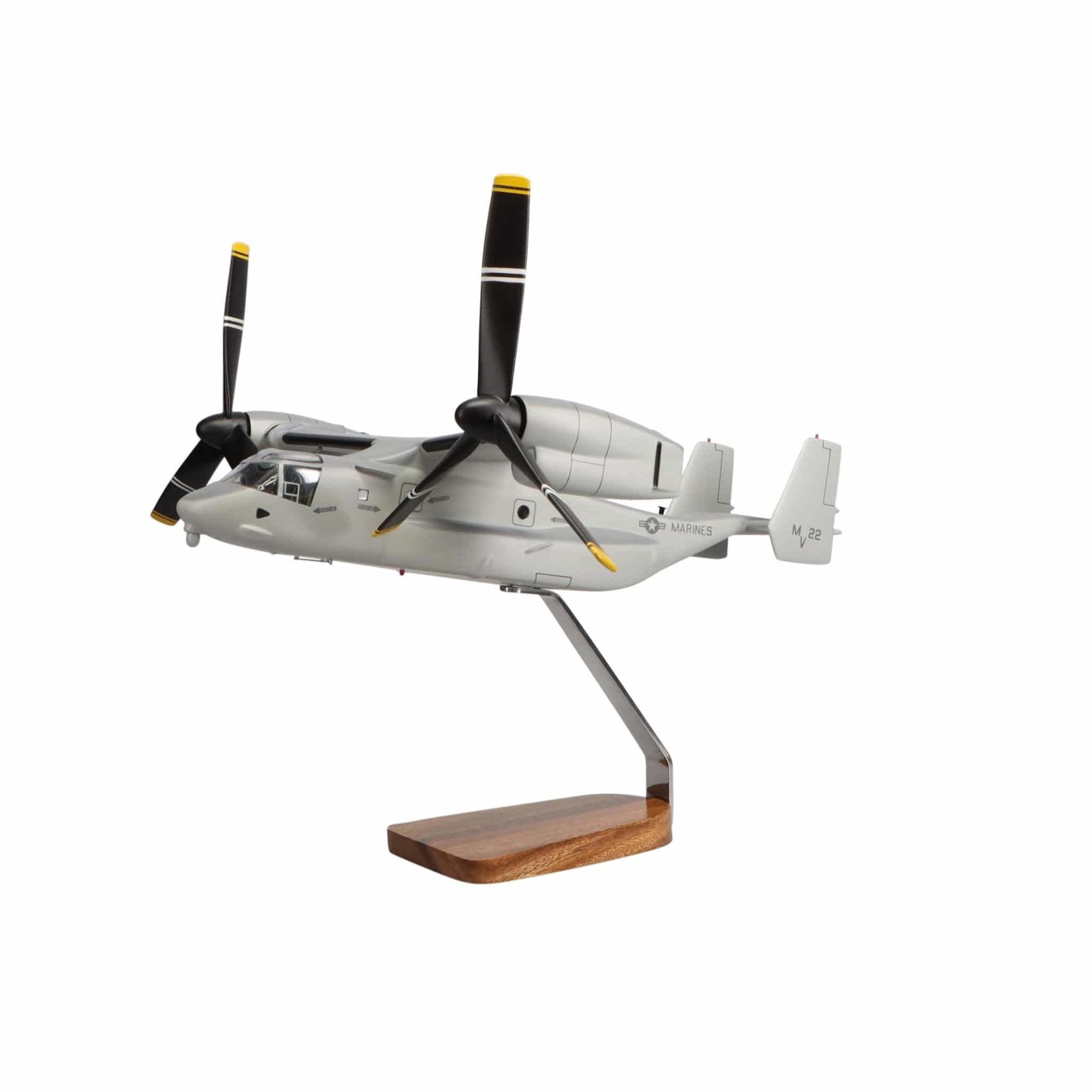 Bell® V-22 Osprey Clear Canopy Large Mahogany Model