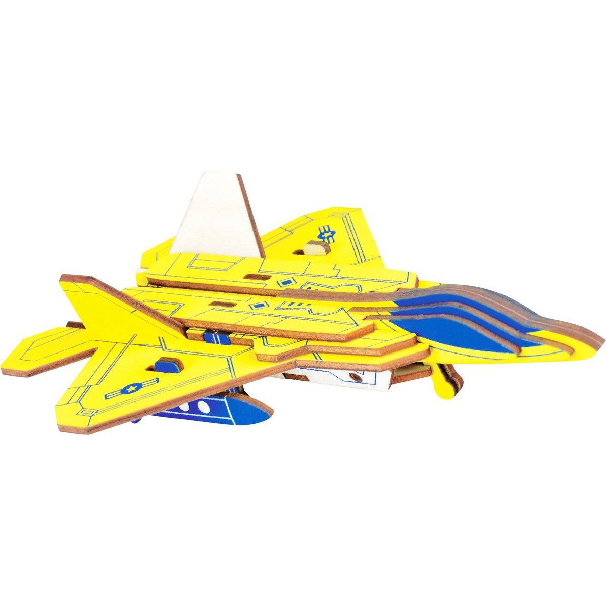 F-22 Raptor Model Kit | Pilot Toys Durable STEM 3D Puzzle