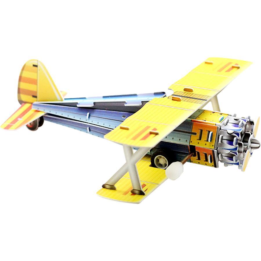 Pilot Toys Board Games & Puzzles Pilot Toys PT-17 Stearman Wind-Up 3D Puzzle