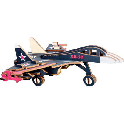 Pilot Toys Board Games & Puzzles Pilot Toys Sukhoi Su-30 3D Puzzle