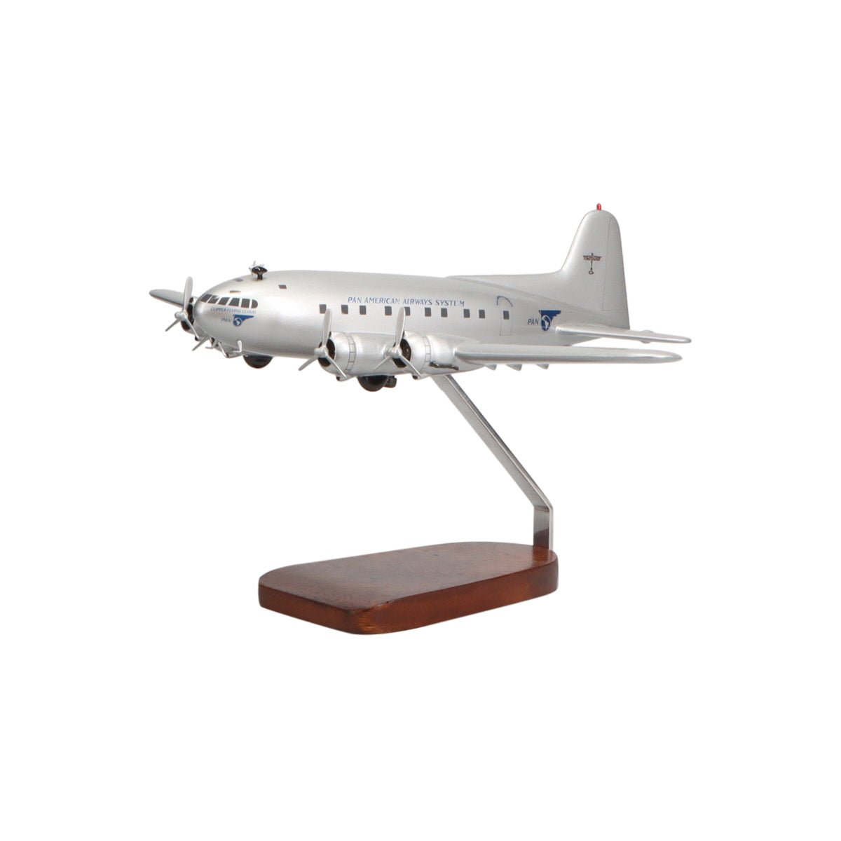 Boeing™ 307 Stratoliner Pan American Limited Edition Large Mahogany Model - PilotMall.com