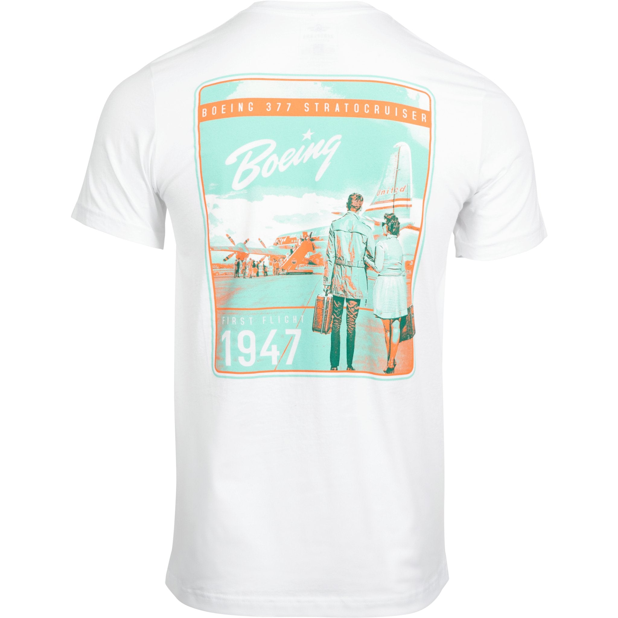 Boeing 377 Stratocruiser Officially Licensed Aeroplane Apparel Co. Men's T-Shirt - PilotMall.com