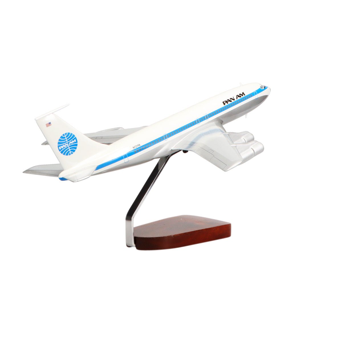 Boeing™ 707-320 Pan American Limited Edition Large Mahogany Model - PilotMall.com