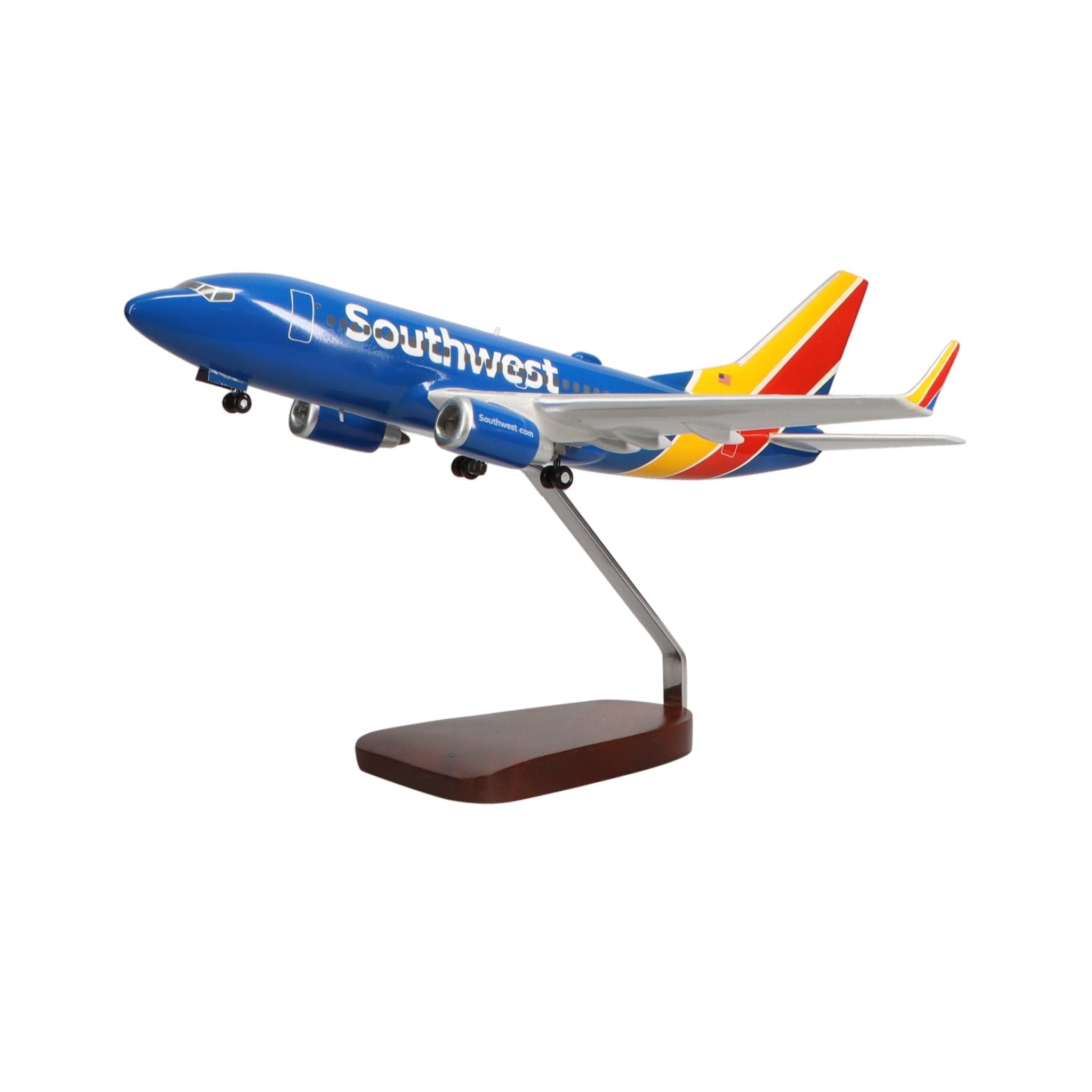 Boeing 737-700 Southwest Airlines Limited Edition Large Mahogany Model - PilotMall.com