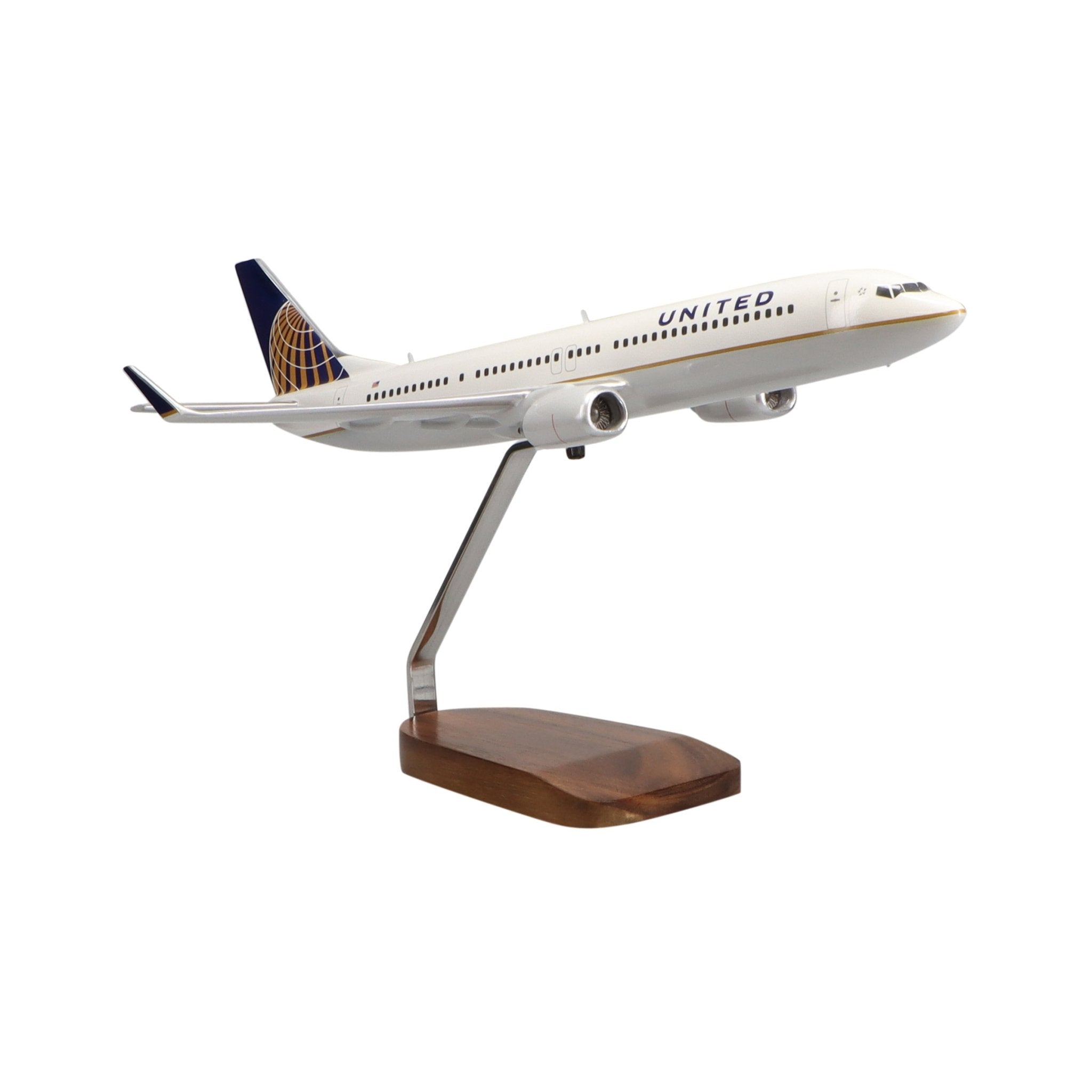 Boeing 737-900 United Airlines (Continental Merger Livery) Large Mahogany Model - PilotMall.com