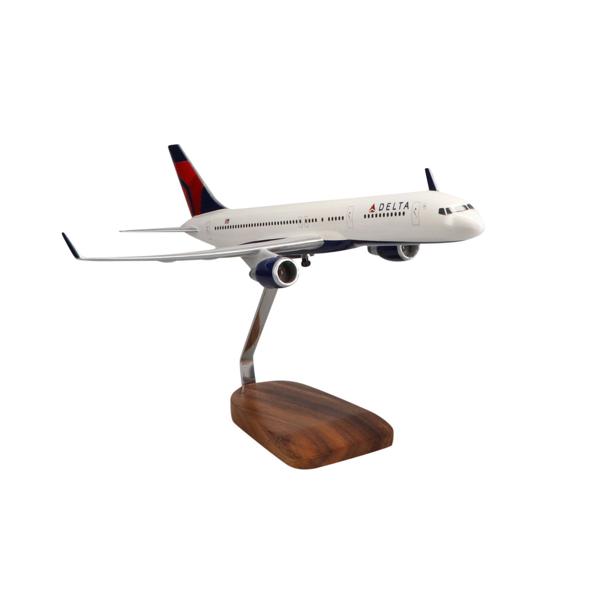 Boeing 757-200 Delta Air Lines Large Mahogany Model - PilotMall.com