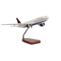 Boeing™ 777-200LR Delta Air Lines Large Mahogany Model