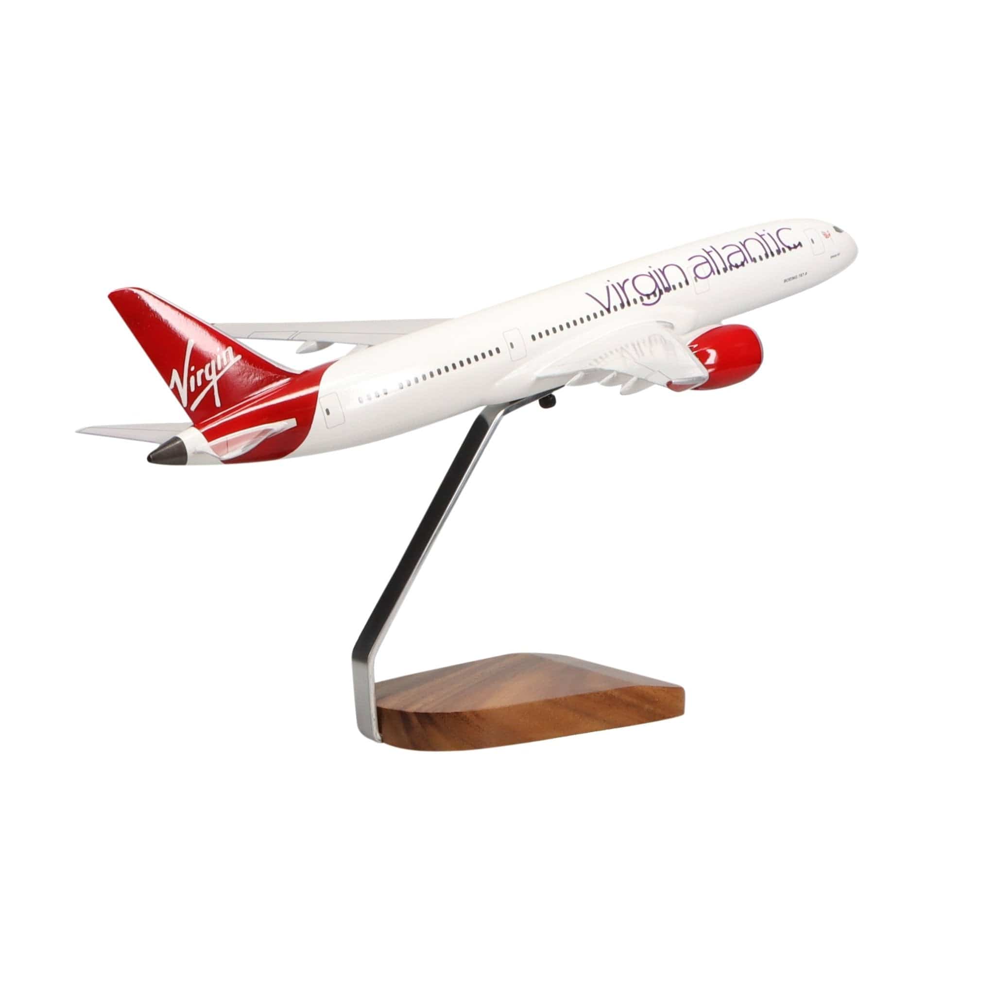 Boeing 787-9 Virgin Atlantic Birthday Girl Large Mahogany Model - PilotMall.com