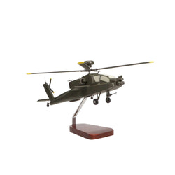 Boeing™ AH-64D Apache Longbow (Full Armament) Large Mahogany Model