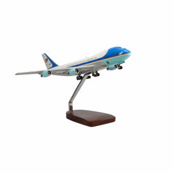 Boeing VC-25 (Air Force One) Large Mahogany Model