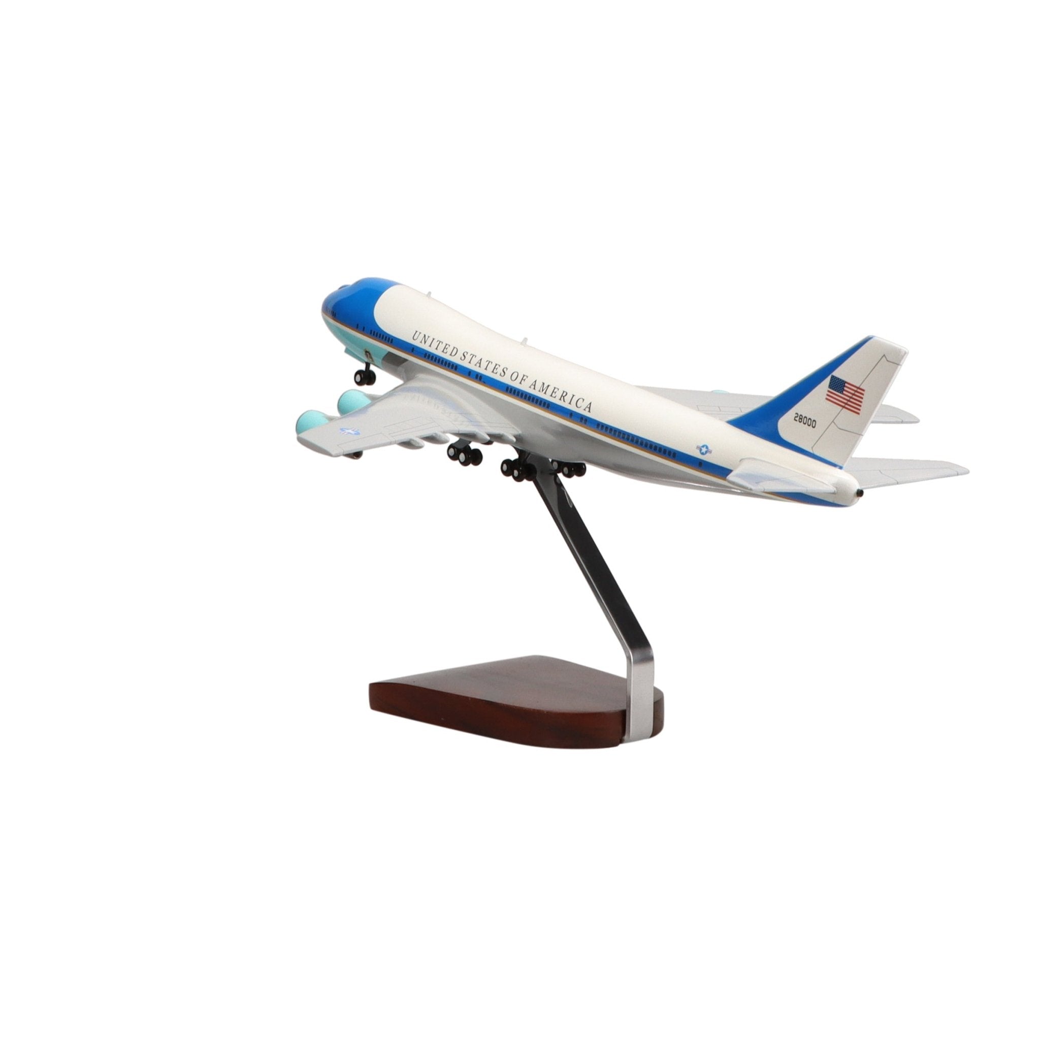 Boeing VC-25 (Air Force One) Limited Edition Large Mahogany Model - PilotMall.com