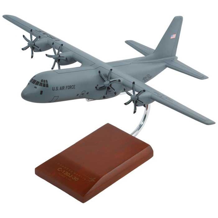 C-130J-30 Hercules Mahogany Model - PilotMall.com