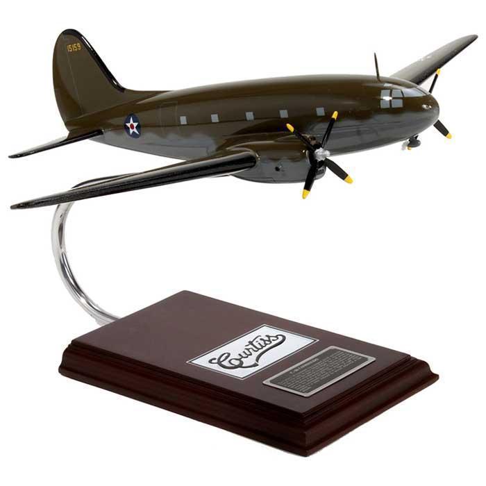C-46 Commando Mahogany Model - PilotMall.com