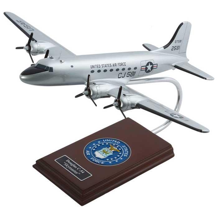 C-54 Skymaster Mahogany Model - PilotMall.com
