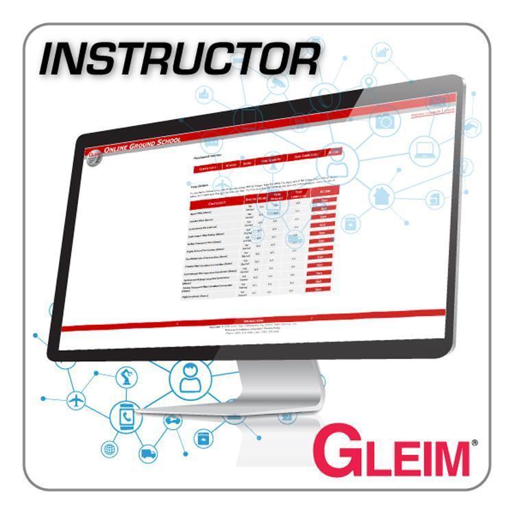 Gleim Certified Flight Instructor Gleim Online Ground School for Flight/Ground Instructor