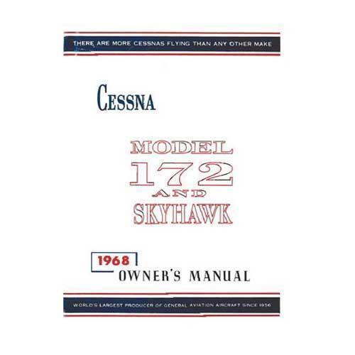 Cessna 172I & Skyhawk 1968 Owner's Manual - PilotMall.com