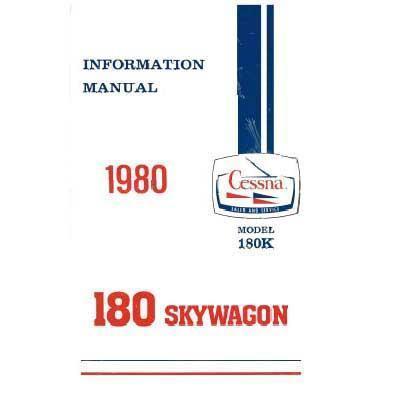 Cessna 180K Skywagon 1980 Pilot's Information Manual (D1175-13) - PilotMall.com