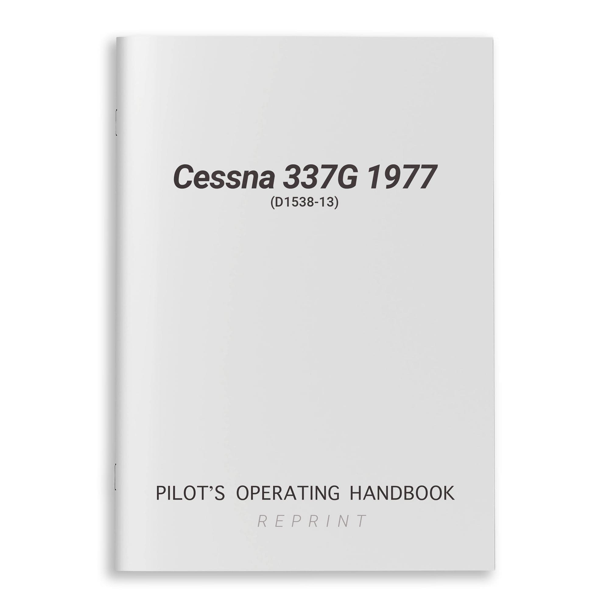 Cessna 337G 1977 Pilot's Operating Handbook (D1538-13)
