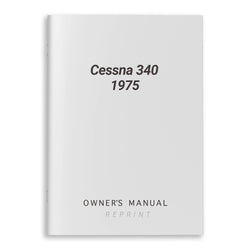 Cessna 340 1975 Owner's Manual