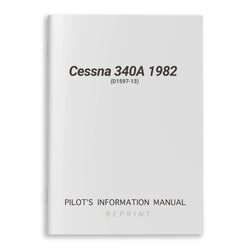 Cessna 340A 1982 Pilot's Information Manual (D1597-13) - PilotMall.com