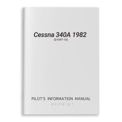 Cessna 340A 1982 Pilot's Information Manual (D1597-13)