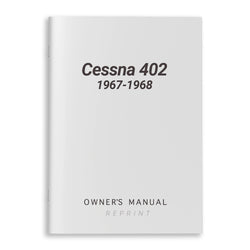 Cessna 402 1967-1968 Owner's Manual