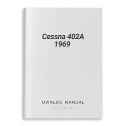 Cessna 402A 1969 Owner's Manual