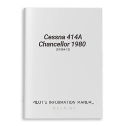 Cessna 414A Chancellor 1980 Pilot's Information Manual (D1584-13)