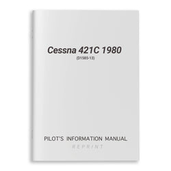 Cessna 421C 1980 Pilots Information Manual (D1585-13)
