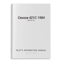 Cessna 421C 1984 Pilot's Information Manual (D1612-13)