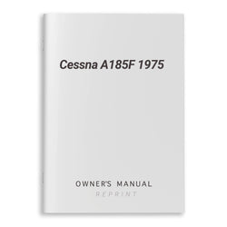 Cessna A185F 1975 Owner's Manual