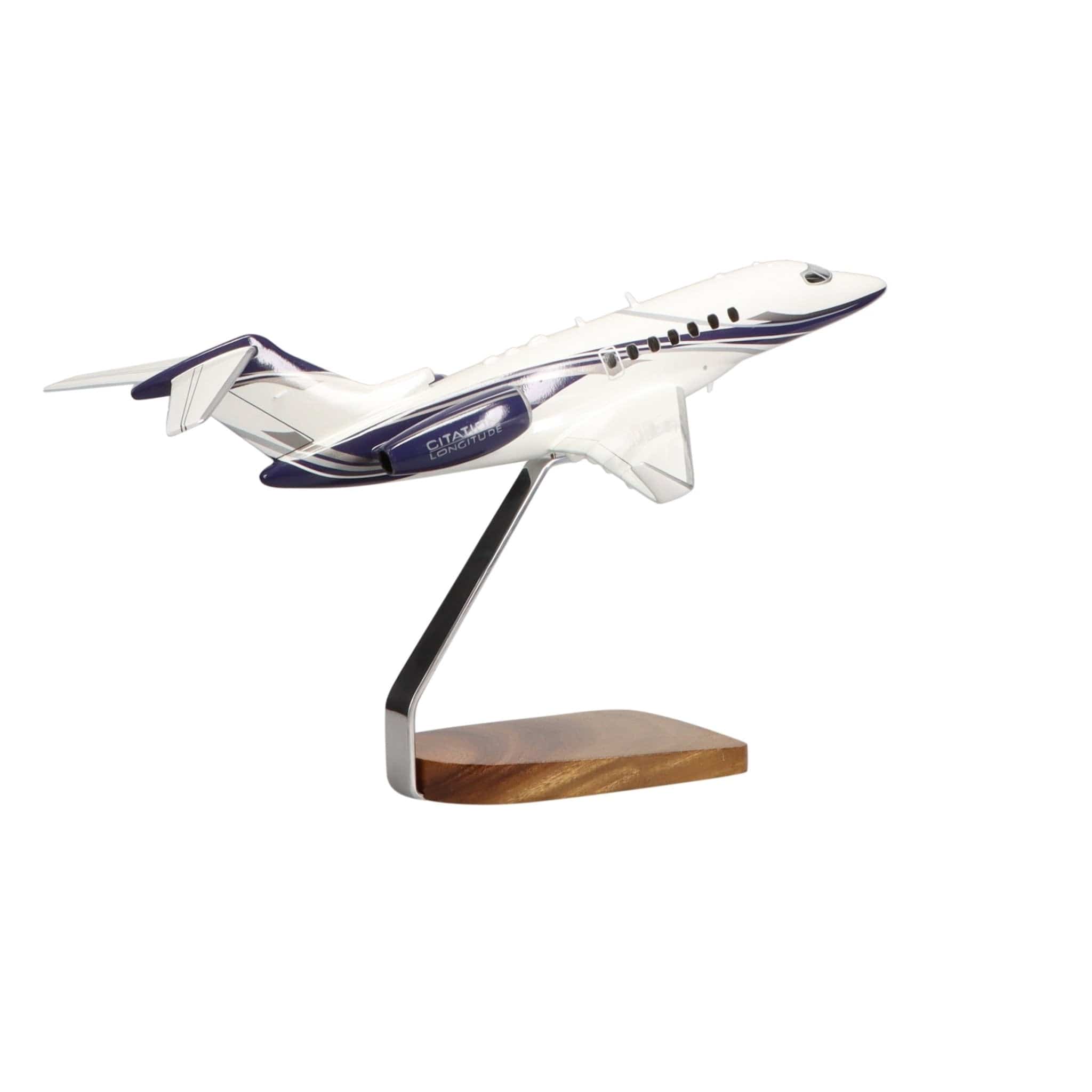 Cessna® Citation Longitude Clear Canopy Large Mahogany Model
