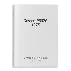 Cessna P337G 1975 Owner's Manual