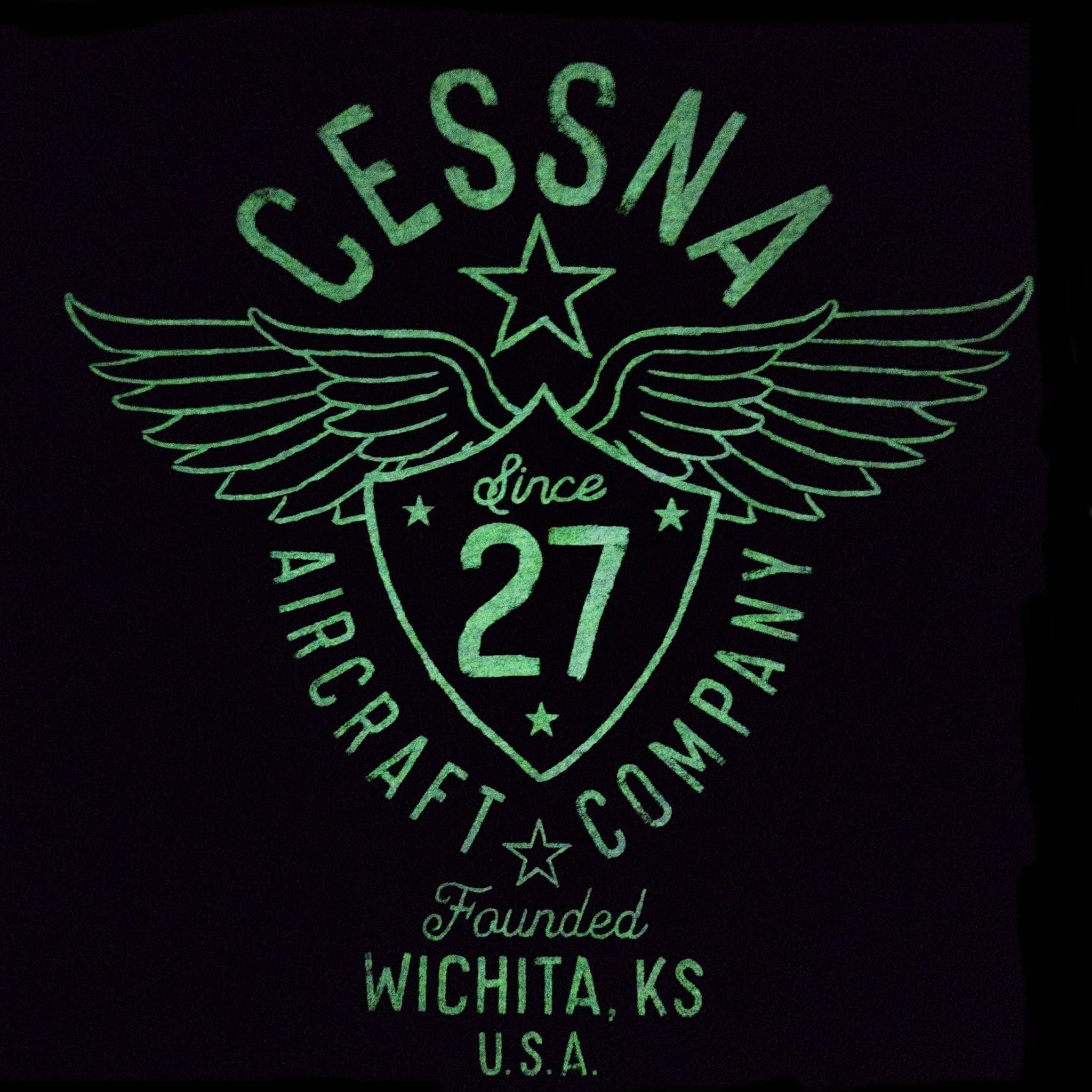 Cessna Sketch Officially Licensed Long Sleeve T-Shirt