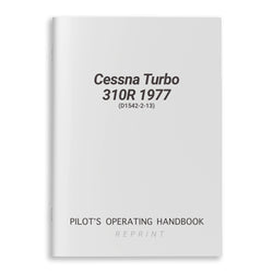 Cessna Turbo 310R 1977 Pilot's Operating Handbook (D1542-2-13) - PilotMall.com