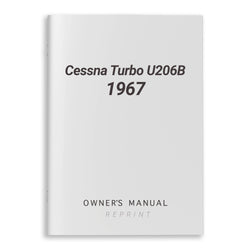 Cessna Turbo U206B 1967 Owner's Manual
