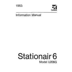 Cessna U206G Stationair 6 1983 Pilot's Information Manual (D1240-13)