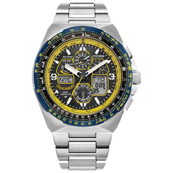 Citizen Promaster Skyhawk A-T Blue Dial Stainless Steel Bracelet Watch (Internal E6B) JY8125-54L - PilotMall.com